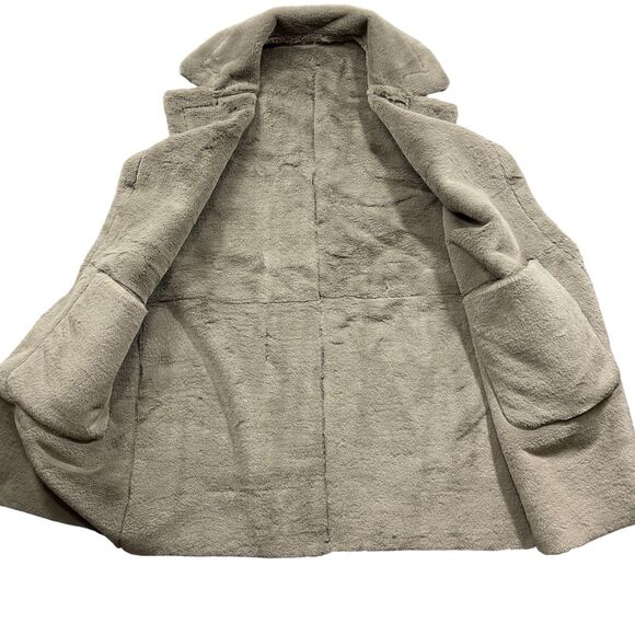 Lauren Ralph Lauren Vest Medium 100% Polyester Front Pockets Faux Fur Lined - Picture 5 of 6